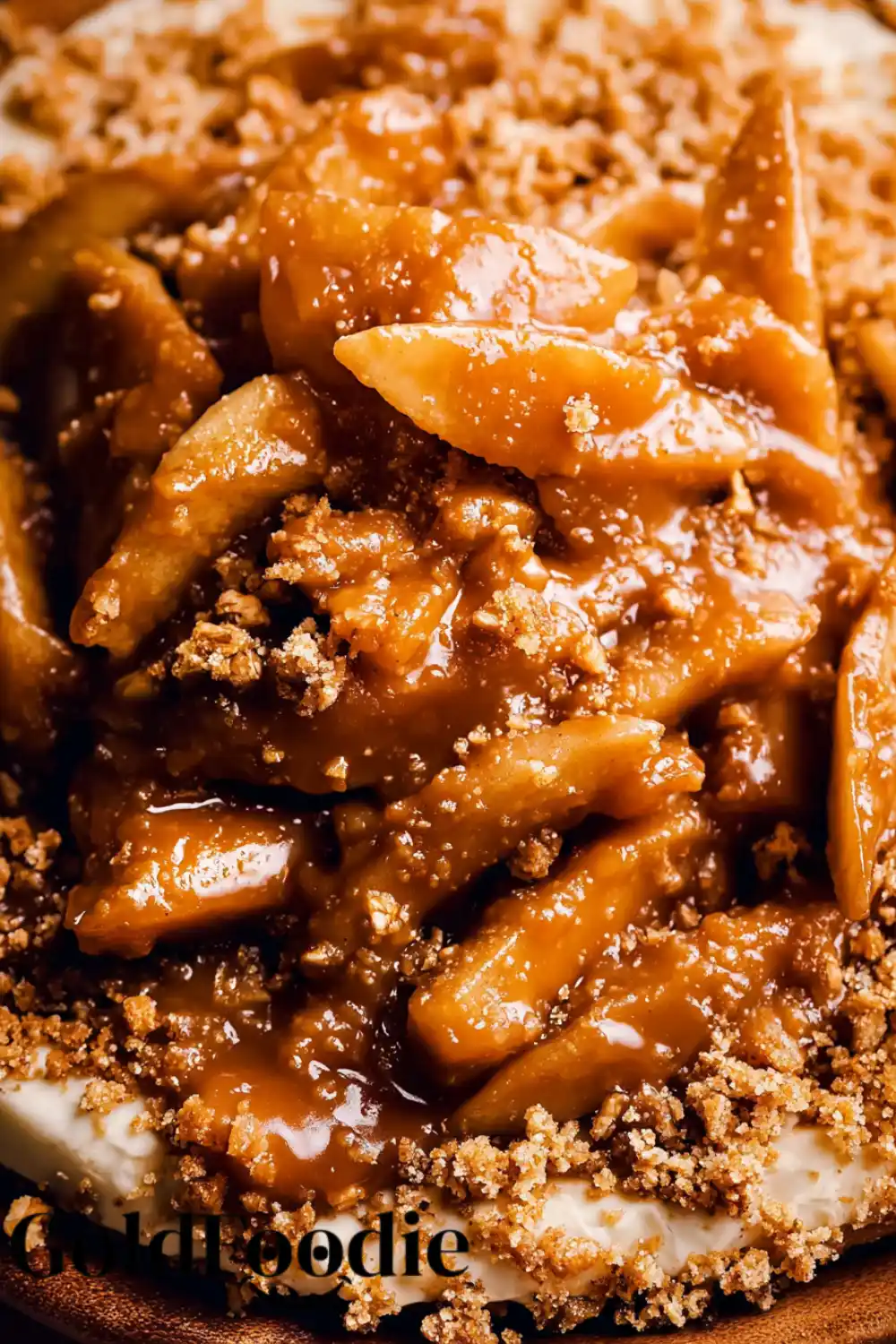 Apple Crumble Topping Close-up Apple Crumble