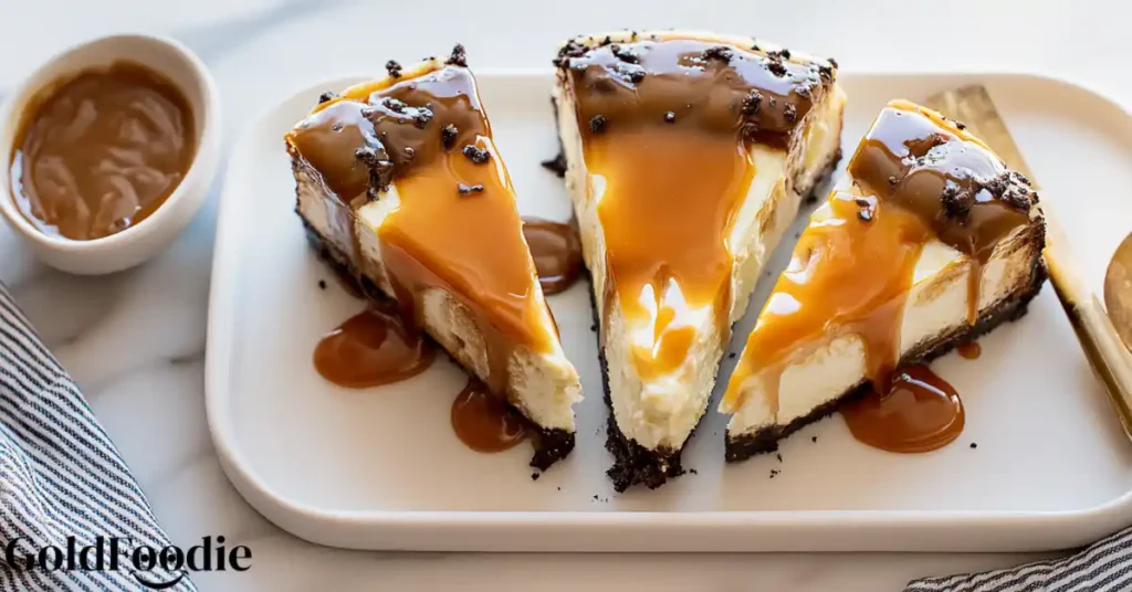 Caramel Brownie Cheesecake