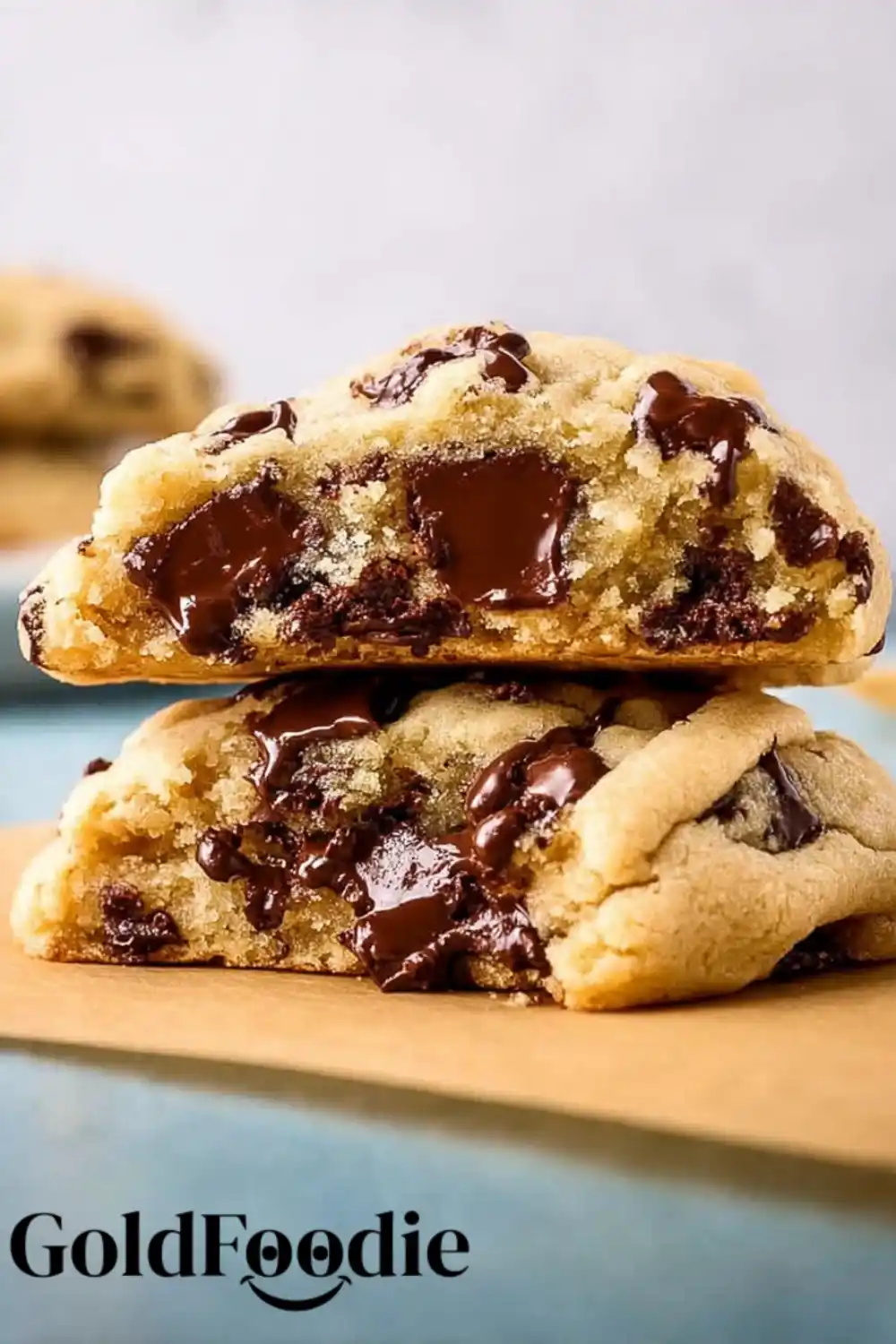 Gooey Two-Chip Chocolate Chip Cookies 5 gooey Two-Chip Chocolate Chip Cookies
