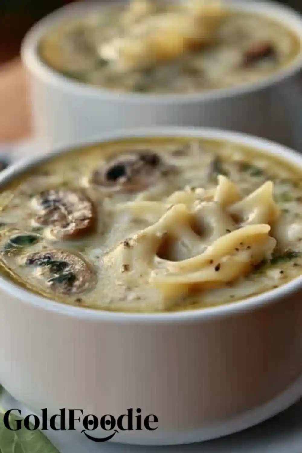 Mushroom Alfredo Lasagna Soup Mushroom Alfredo Lasagna Soup