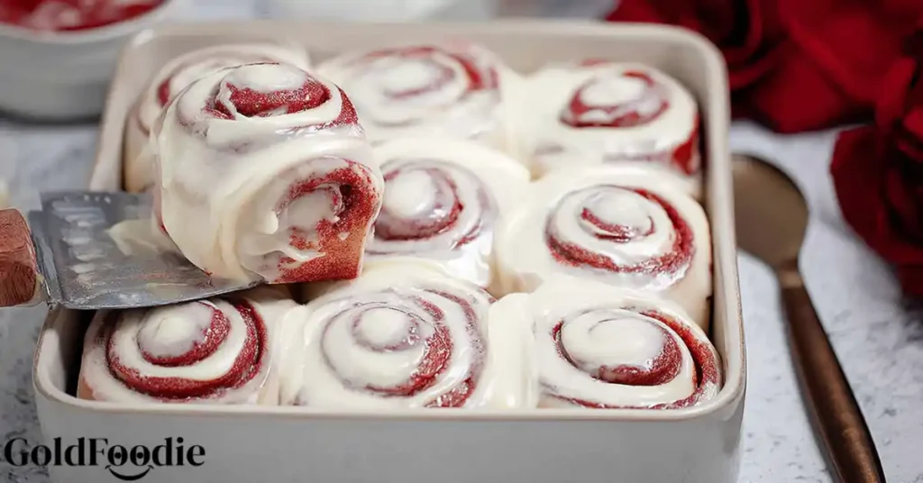 Red Velvet Cinnamon Rolls