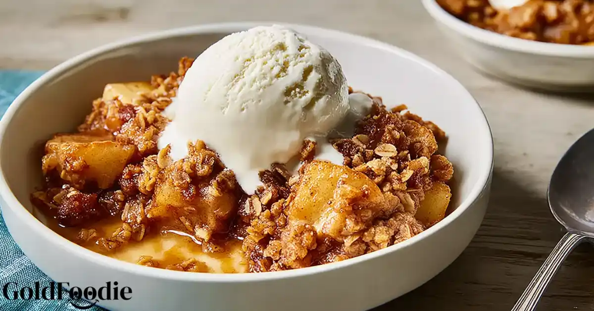 Old-Fashioned Apple Crisp