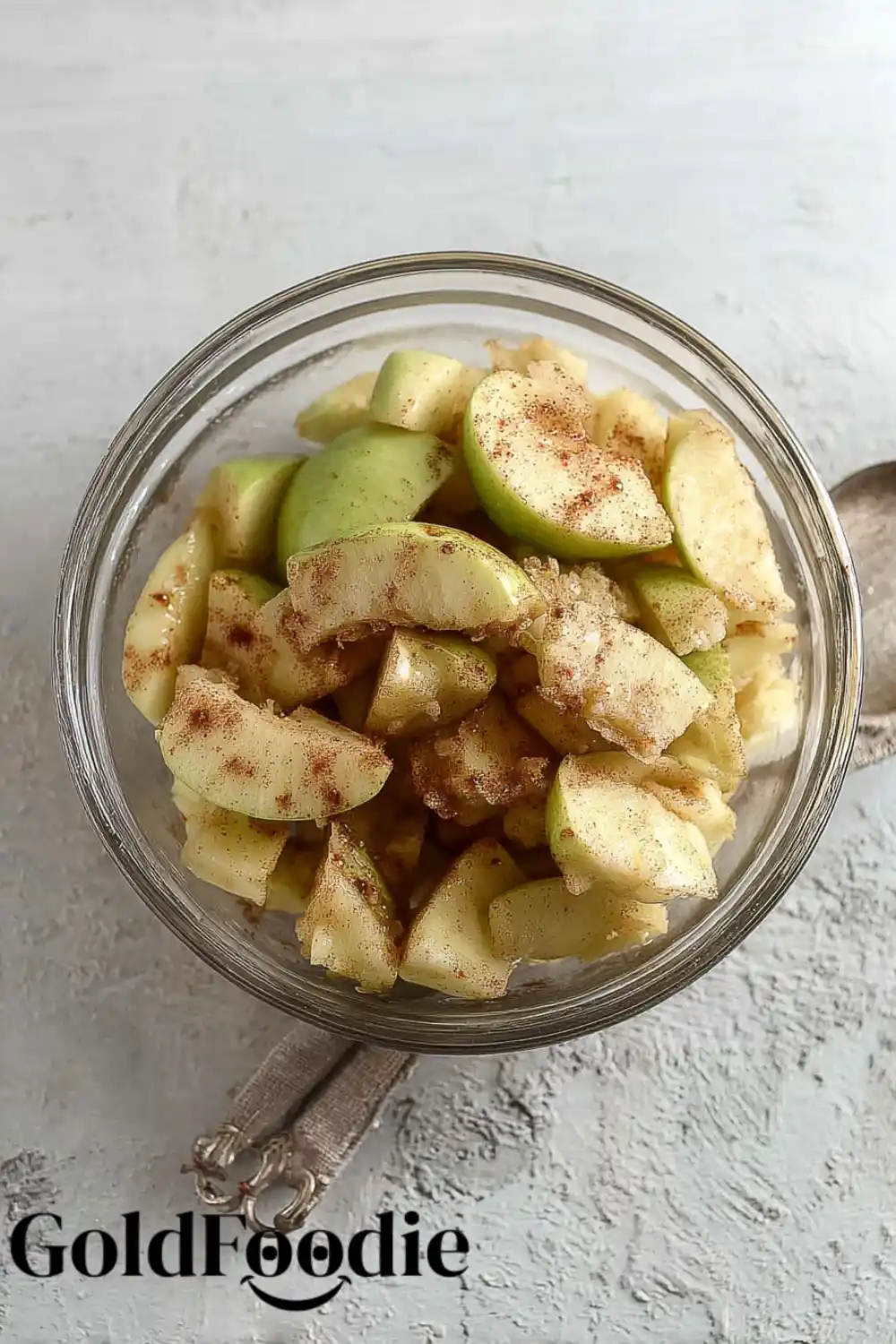 Spiced Apple Filling for Apple Bars Spiced Apple Filling for salted caramel apple bars.
