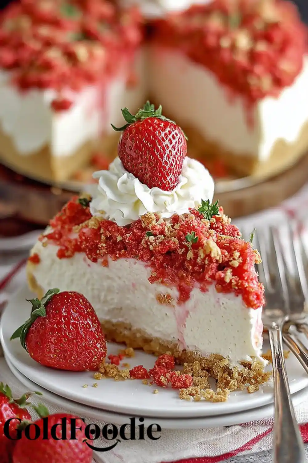 Creamy Strawberry Crunch Cheesecake Tacos