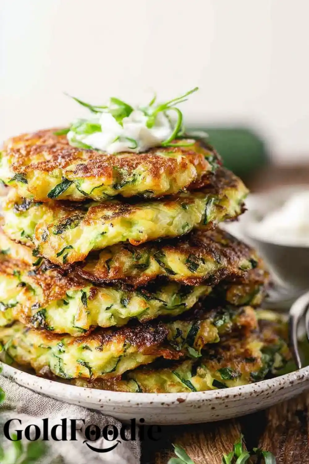 Best Zucchini Fritters with Dipping Sauce Best Crispy Zucchini Fritters