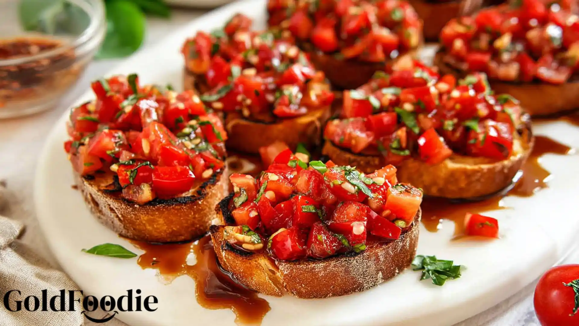 Home 9 Classic Tomato and Basil Bruschetta
