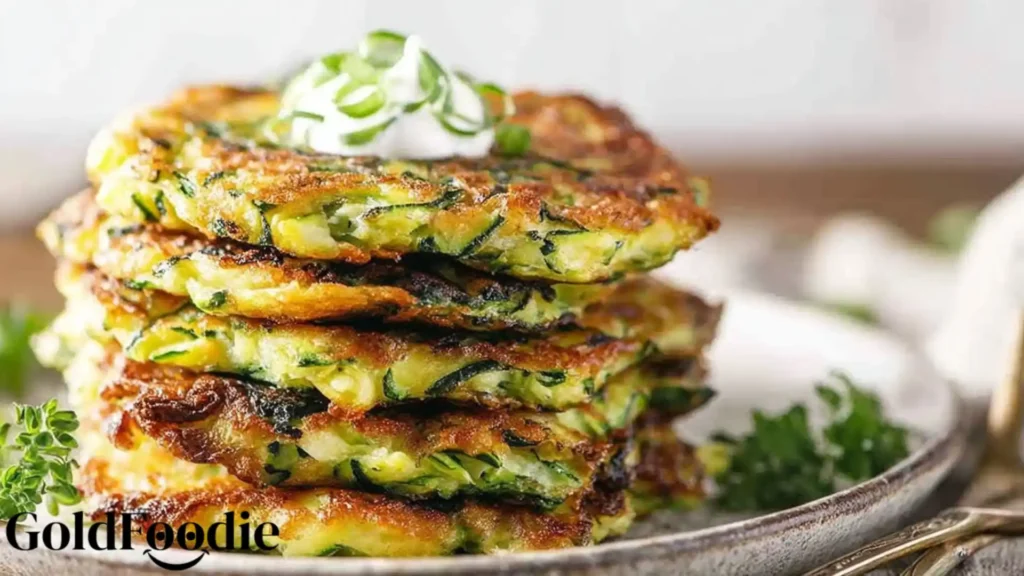 Crispy Zucchini Fritters
