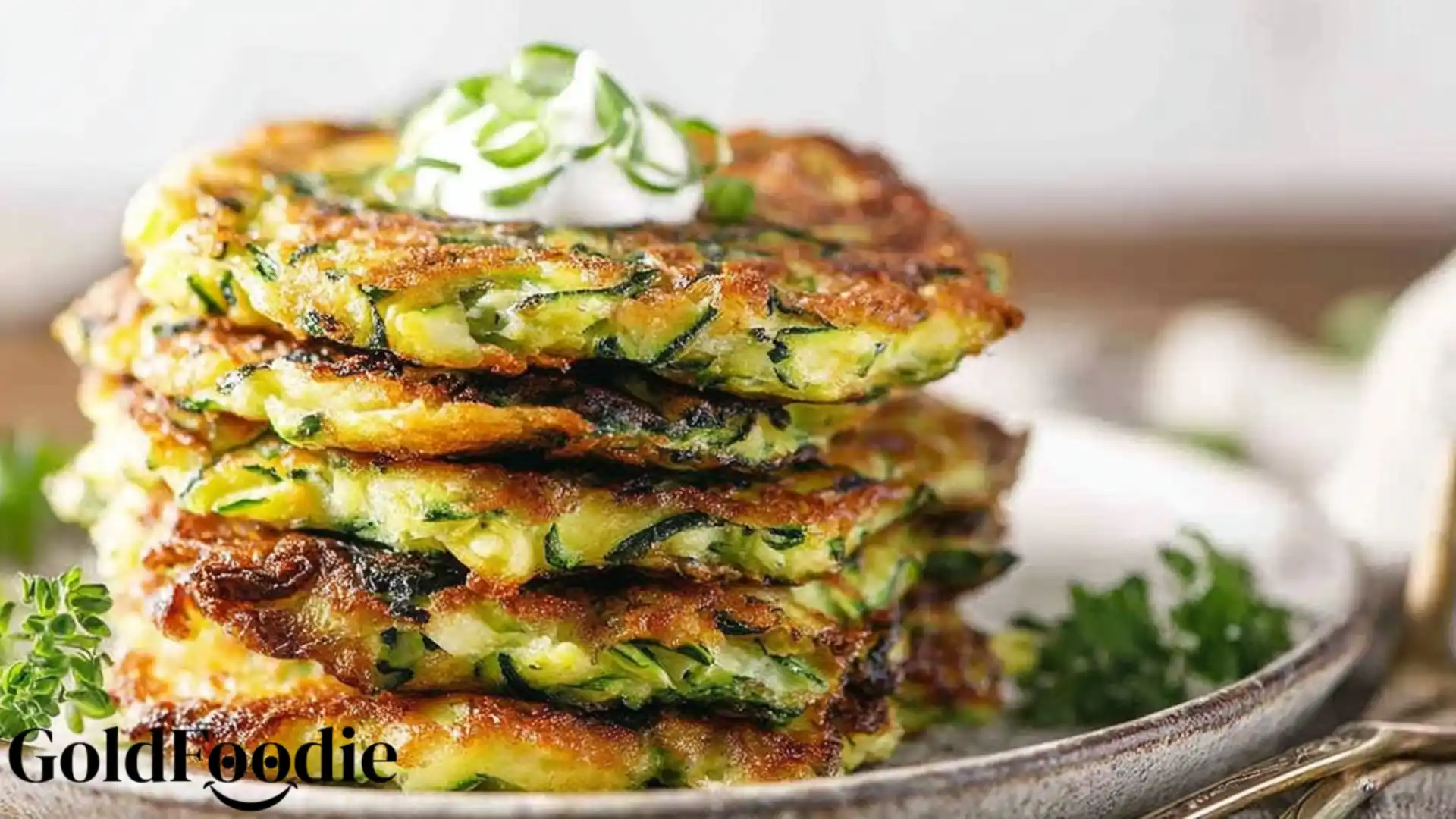 Crispy Zucchini Fritters