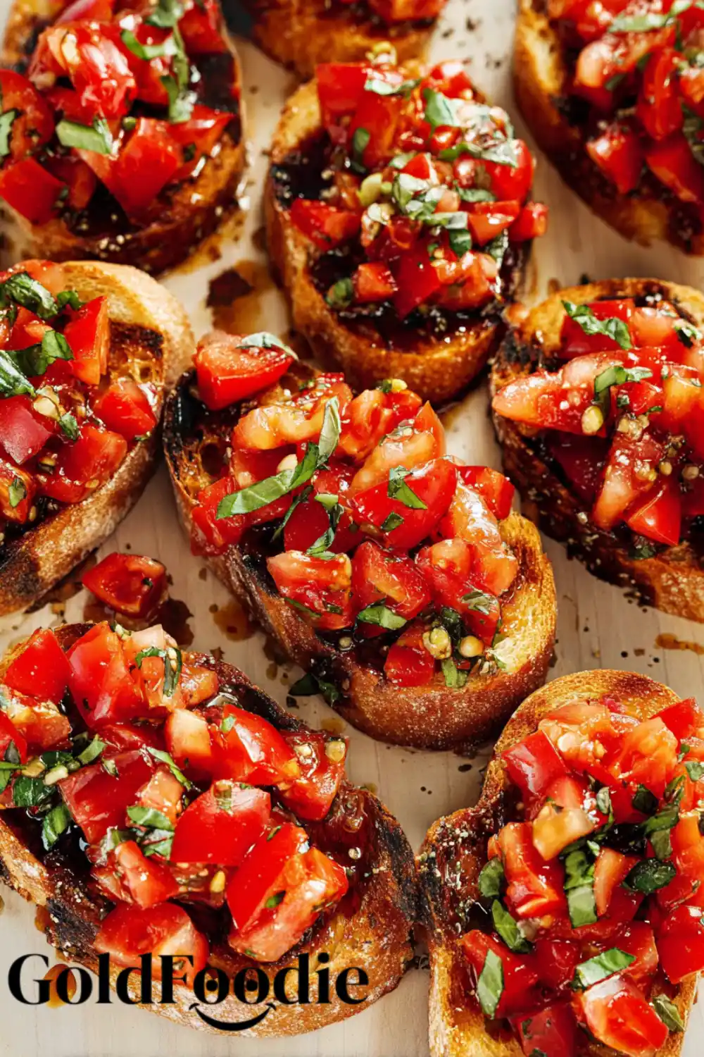 Easy Tomato and Basil Bruschetta Recipe Easy classic tomato and basil bruschetta