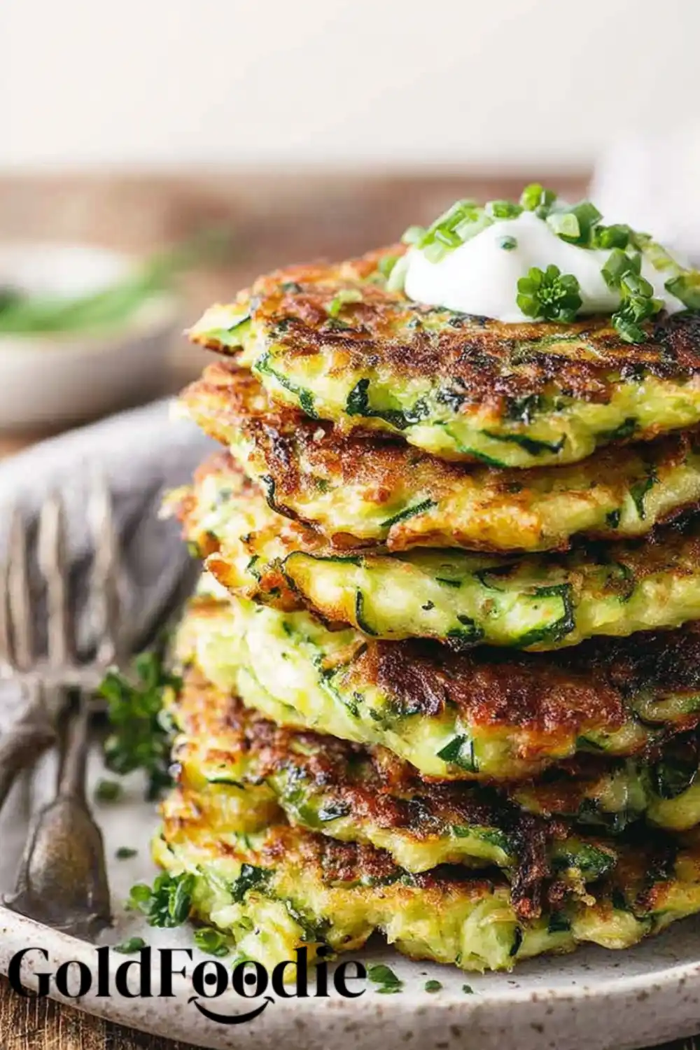 Crispy Zucchini Fritters 5 Homemade Crispy Zucchini Fritters