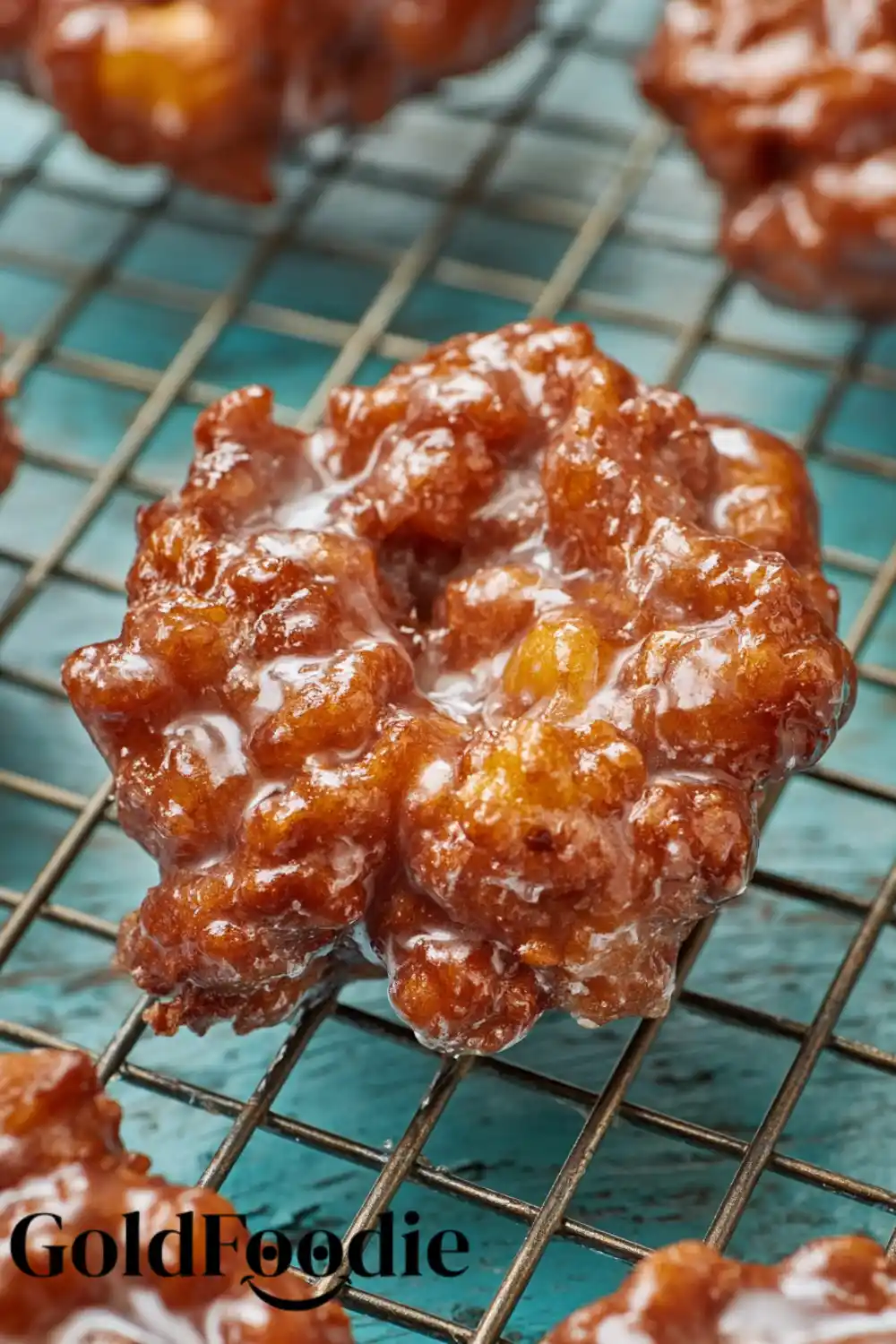 Perfectly Glazed Apple Fritter Top Perfectly Glazed Apple Fritter