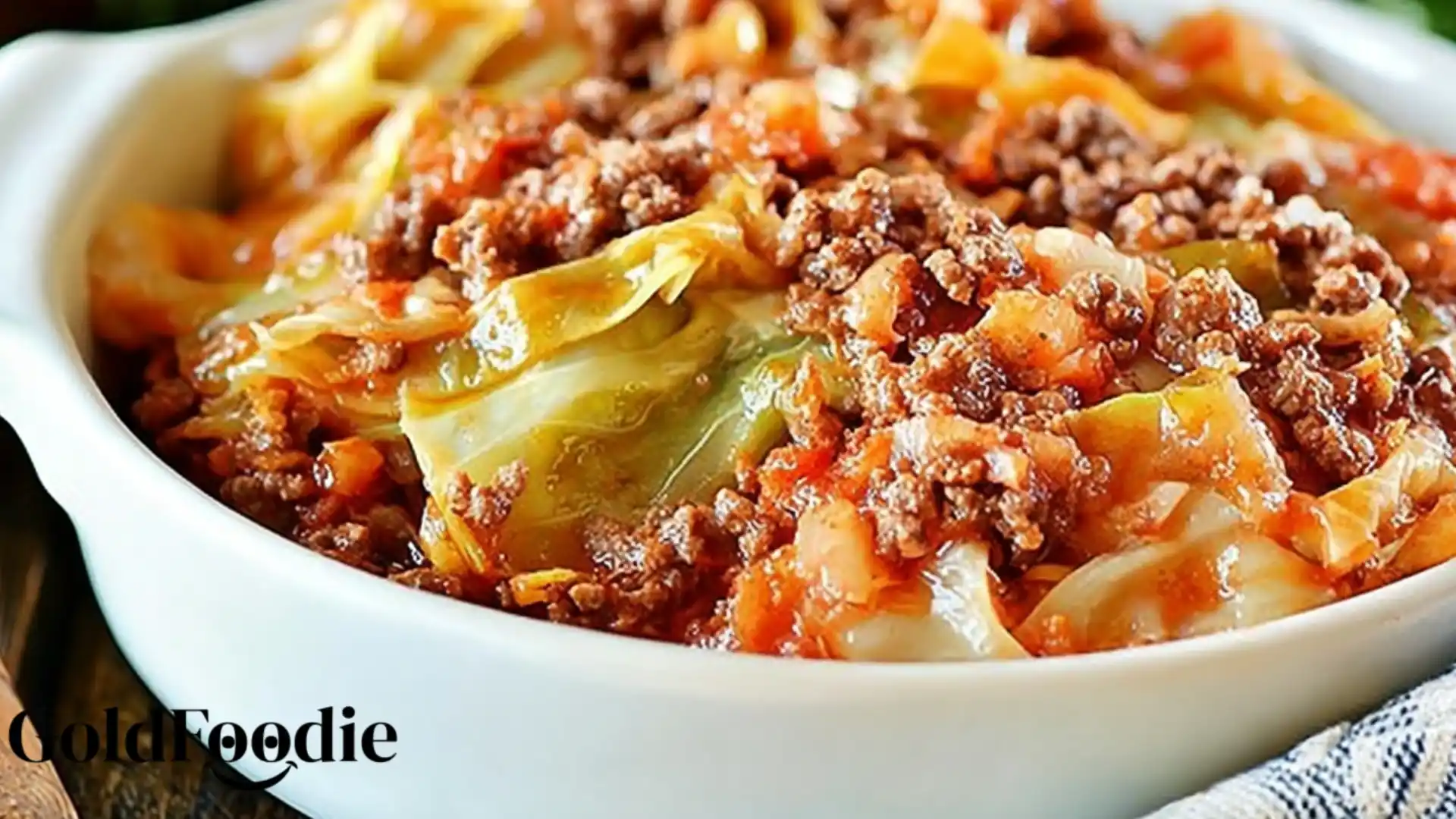 Hearty Cabbage Beef Bake