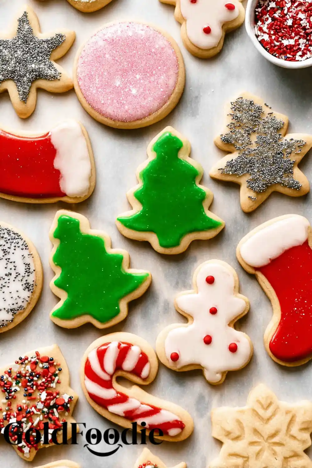 Holiday Sugar Cookies 5 Assortment of Iced Holiday Sugar Cookies