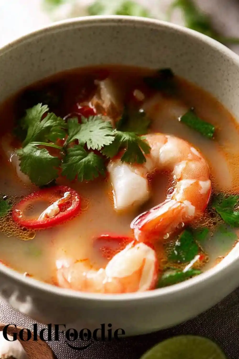 Authentic Clear Tom Yum Soup