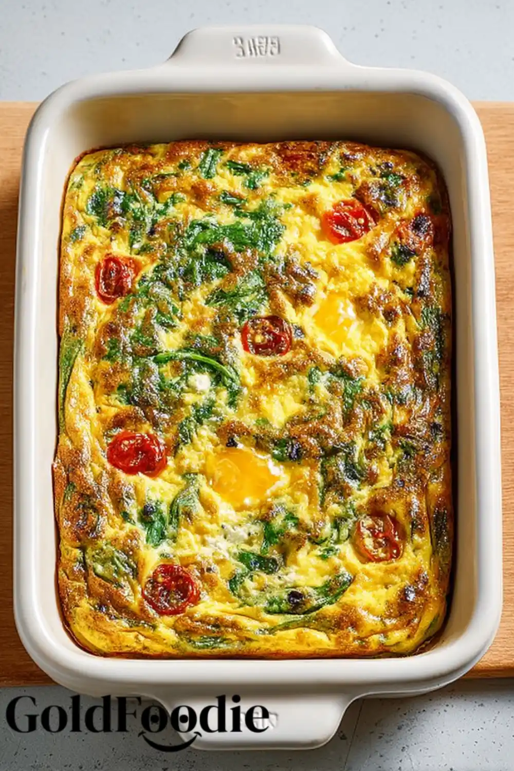 Cottage Cheese Egg Bake Casserole
