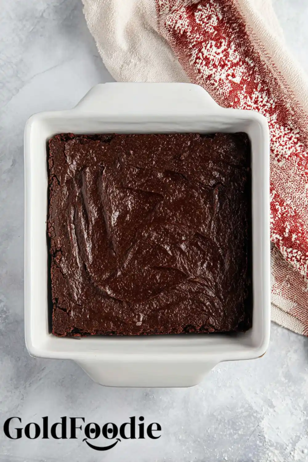 Baked Fudgy Browkies in Pan Baked Fudgy Browkies