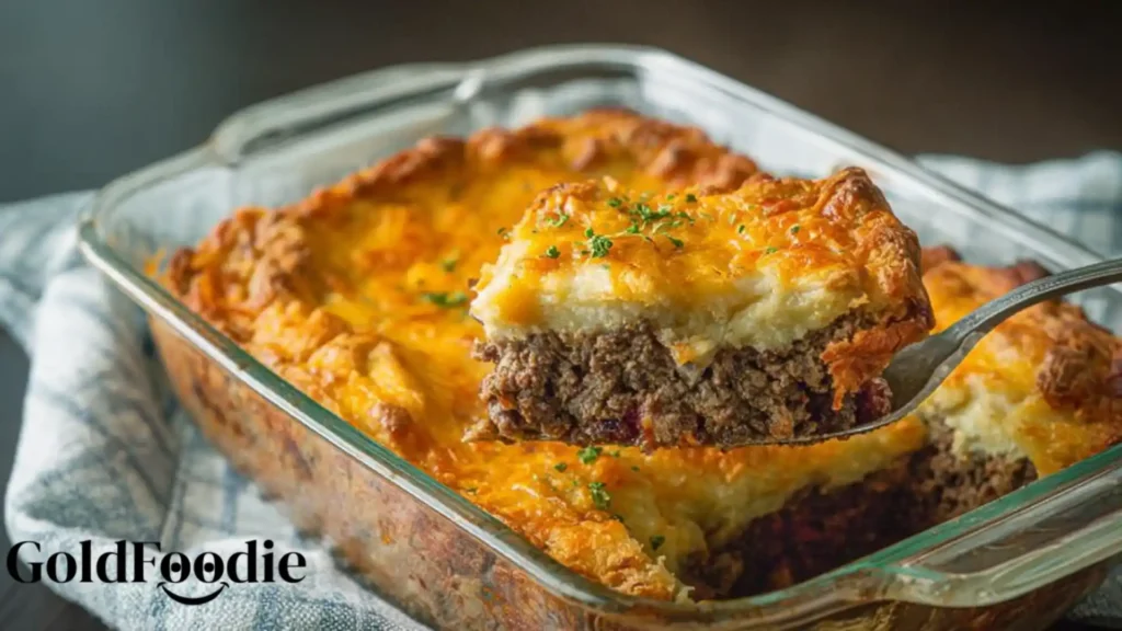 Baked Loaded Meatloaf Casserole