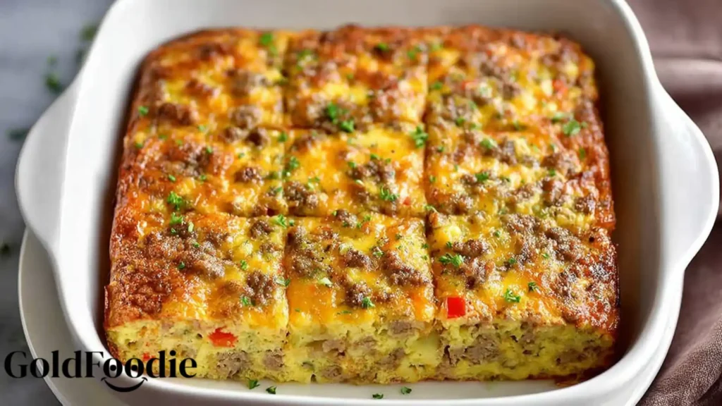 fully baked sausage and egg breakfast casserole