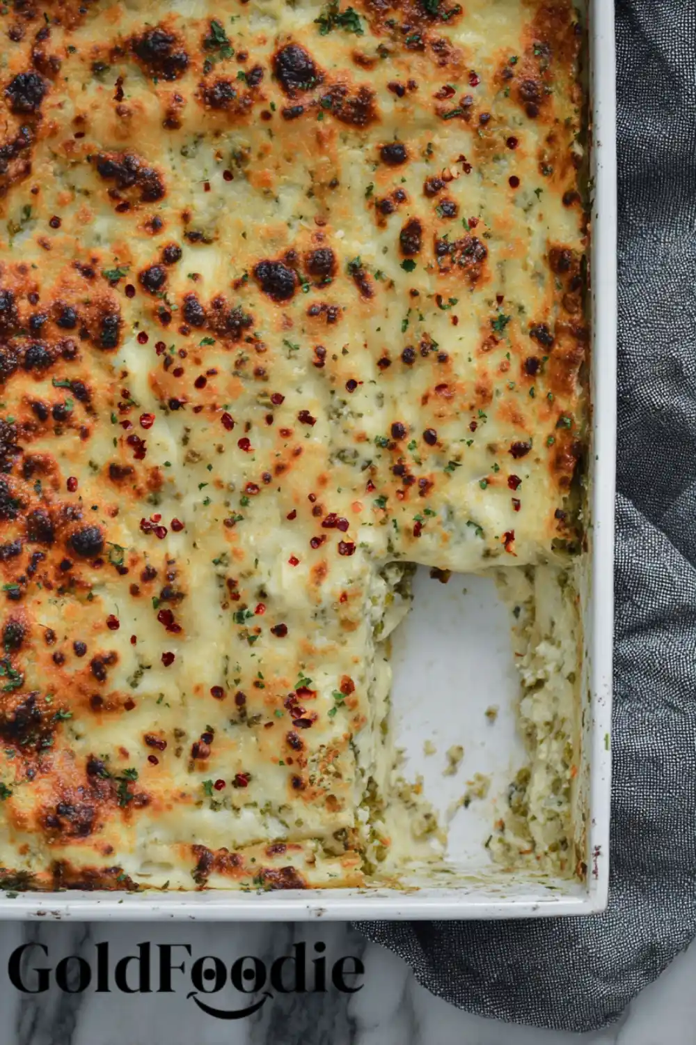Baked Veggie White Lasagna