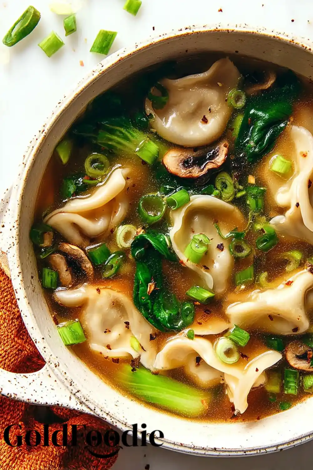 Quick Homemade Potsticker Soup
