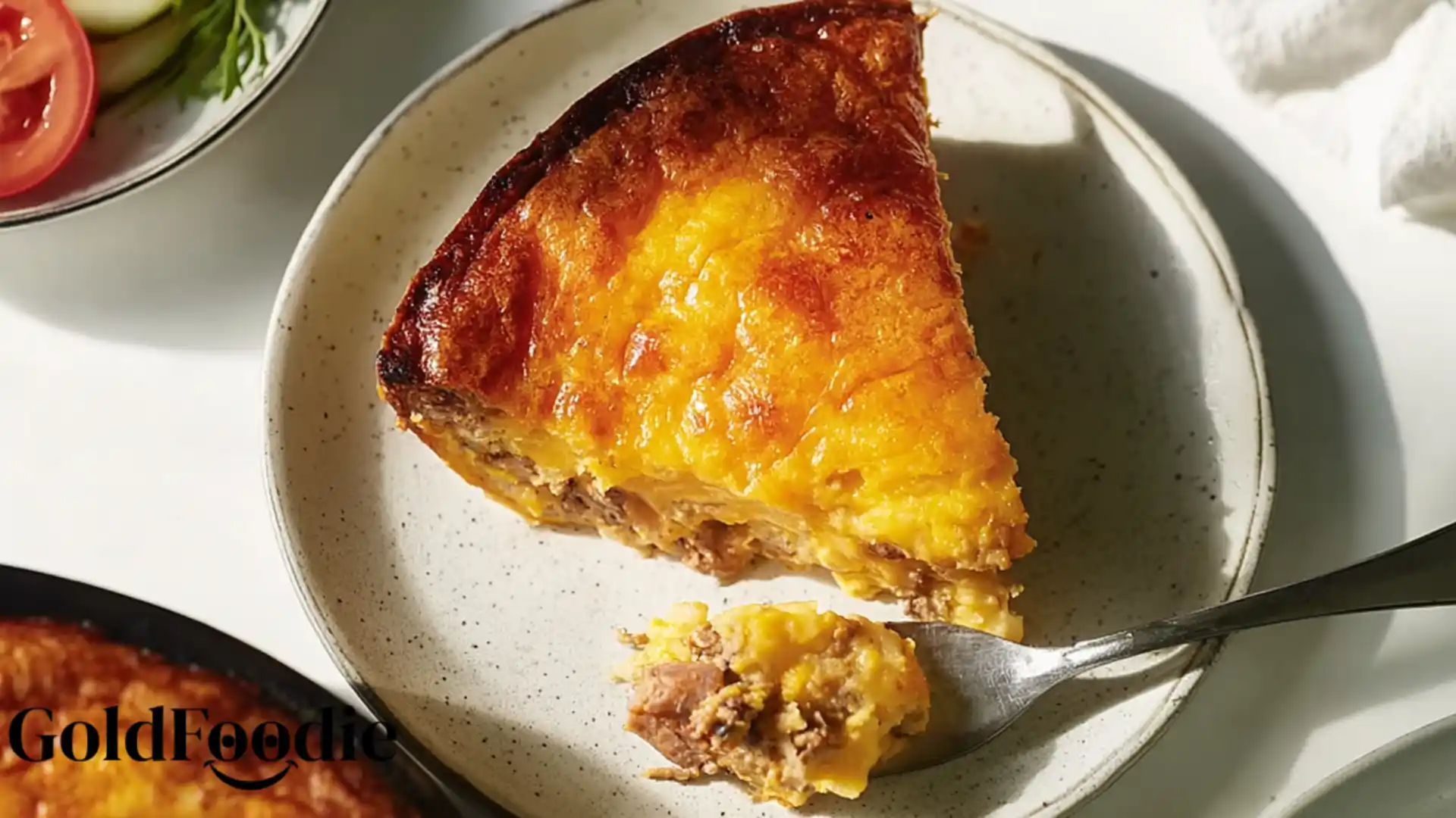 Impossibly Easy One-Pan Cheeseburger Pie