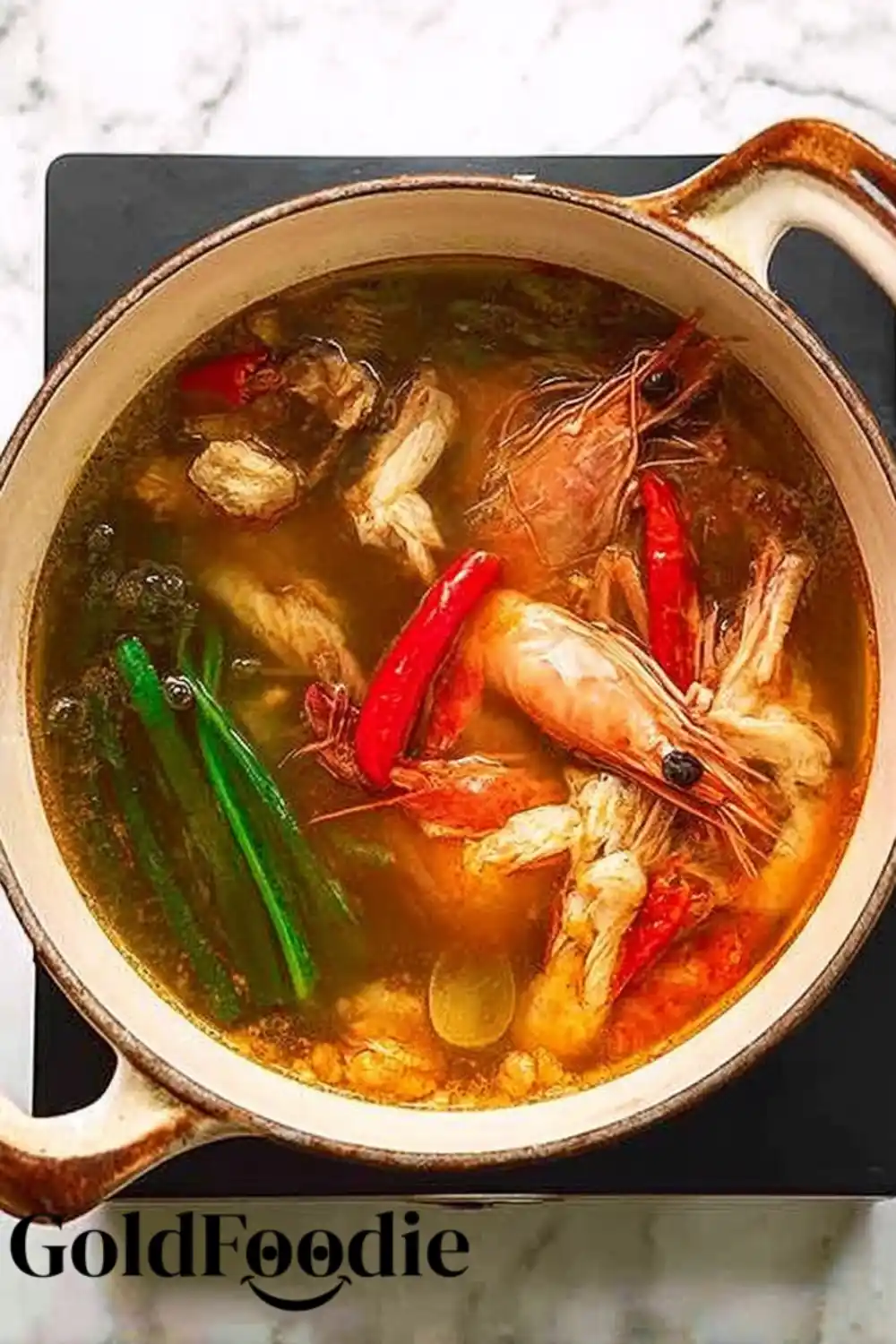 Cooking Tom Yum Broth