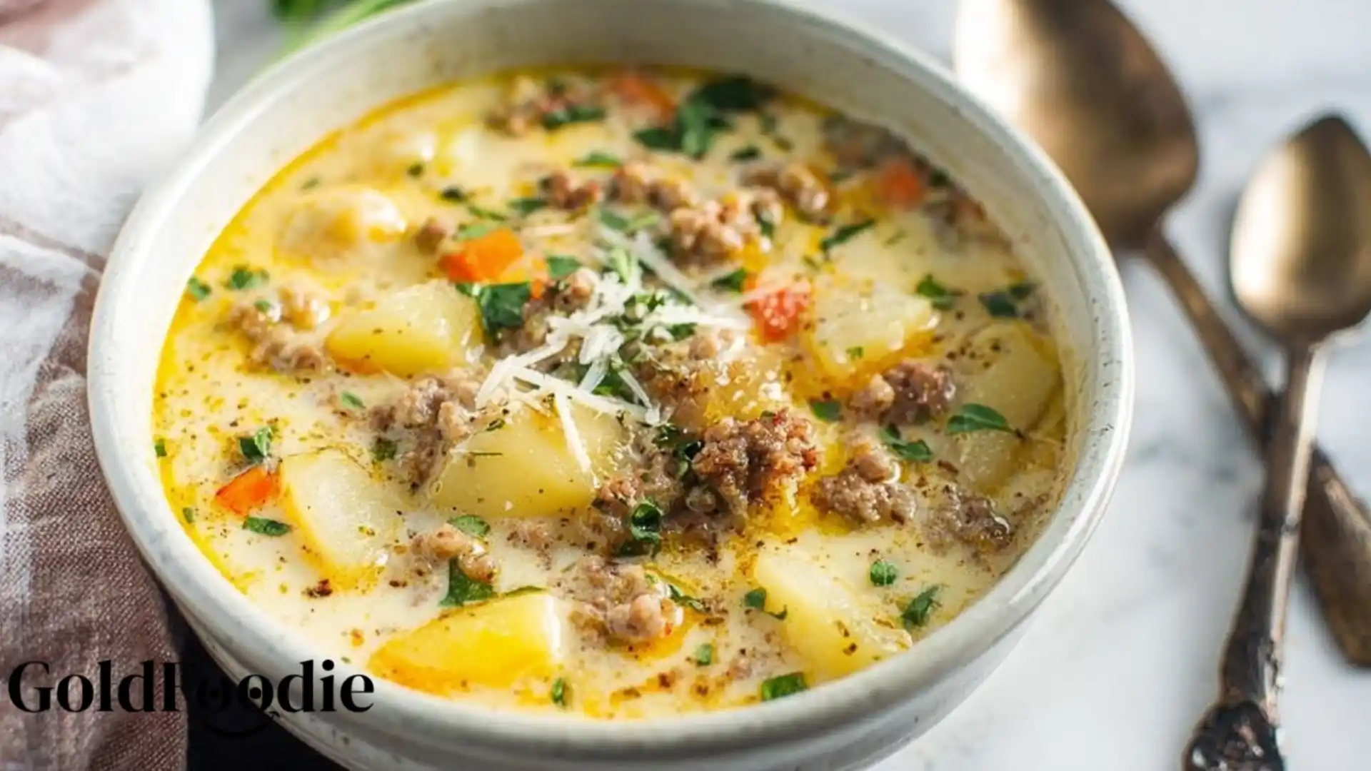 Home 9 Creamy Sausage Potato Soup (Stove Top or Crock Pot!)