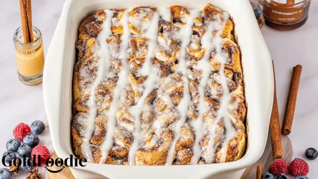 Easy Cinnamon Roll Casserole