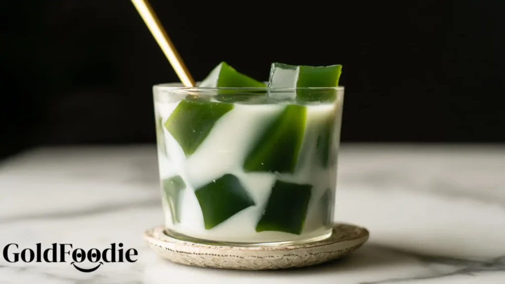 Easy Homemade Matcha Jelly Dessert