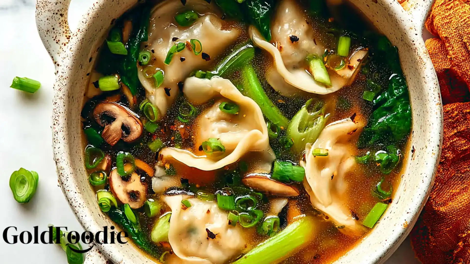 Easy One-Pot Potsticker Soup Recipe