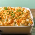 Creamy Buffalo Chicken Cauliflower Casserole 3 Easy Keto Creamy Buffalo Chicken Cauliflower Casserole