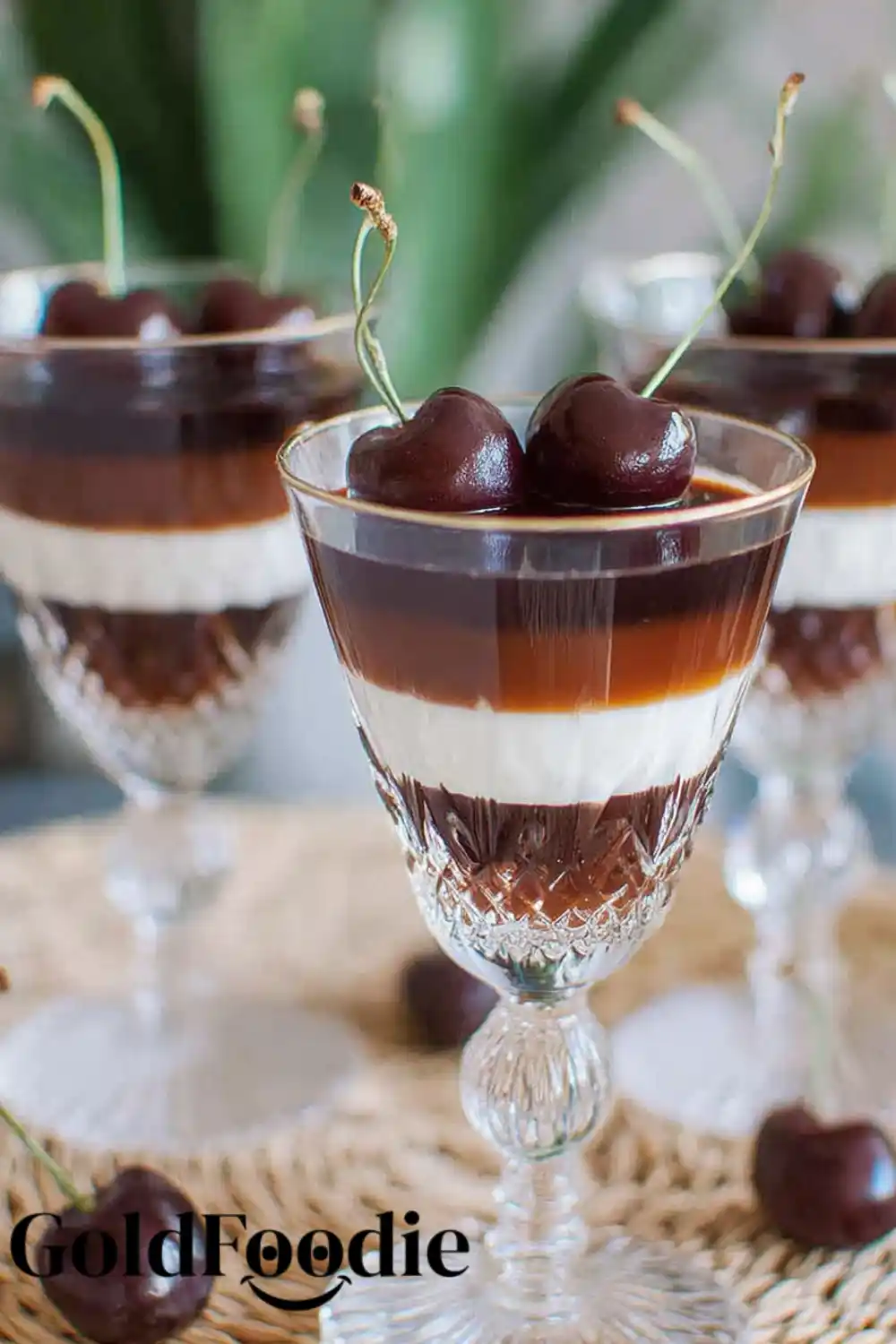 Easy Layered Coffee Gelatin Easy Layered Coffee Gelatin Desserts
