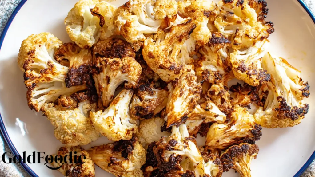 Easy Crispy Roasted Cauliflower