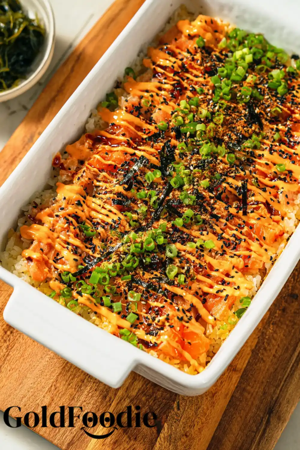 Easy Salmon Sushi Bake 5 Easy Salmon Sushi Bake