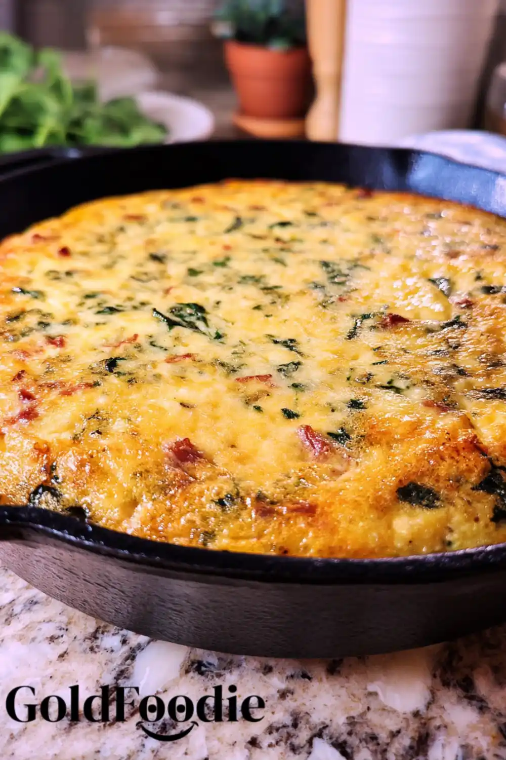 Fluffy Low Carb Spinach Quiche Texture Fluffy Low Carb Cottage Cheese and Spinach Crustless Quiche