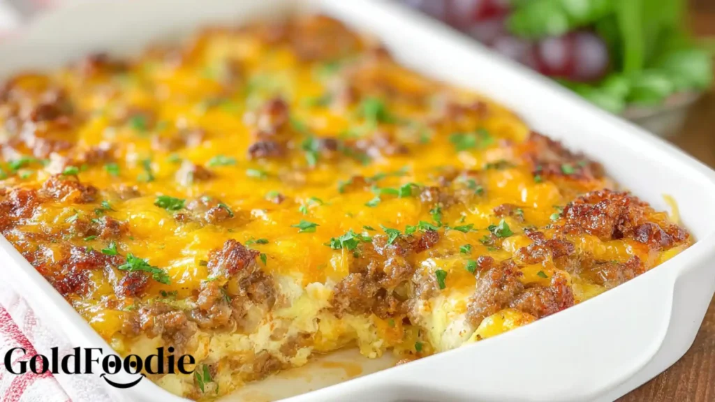 Full Sausage and Egg Breakfast Casserole