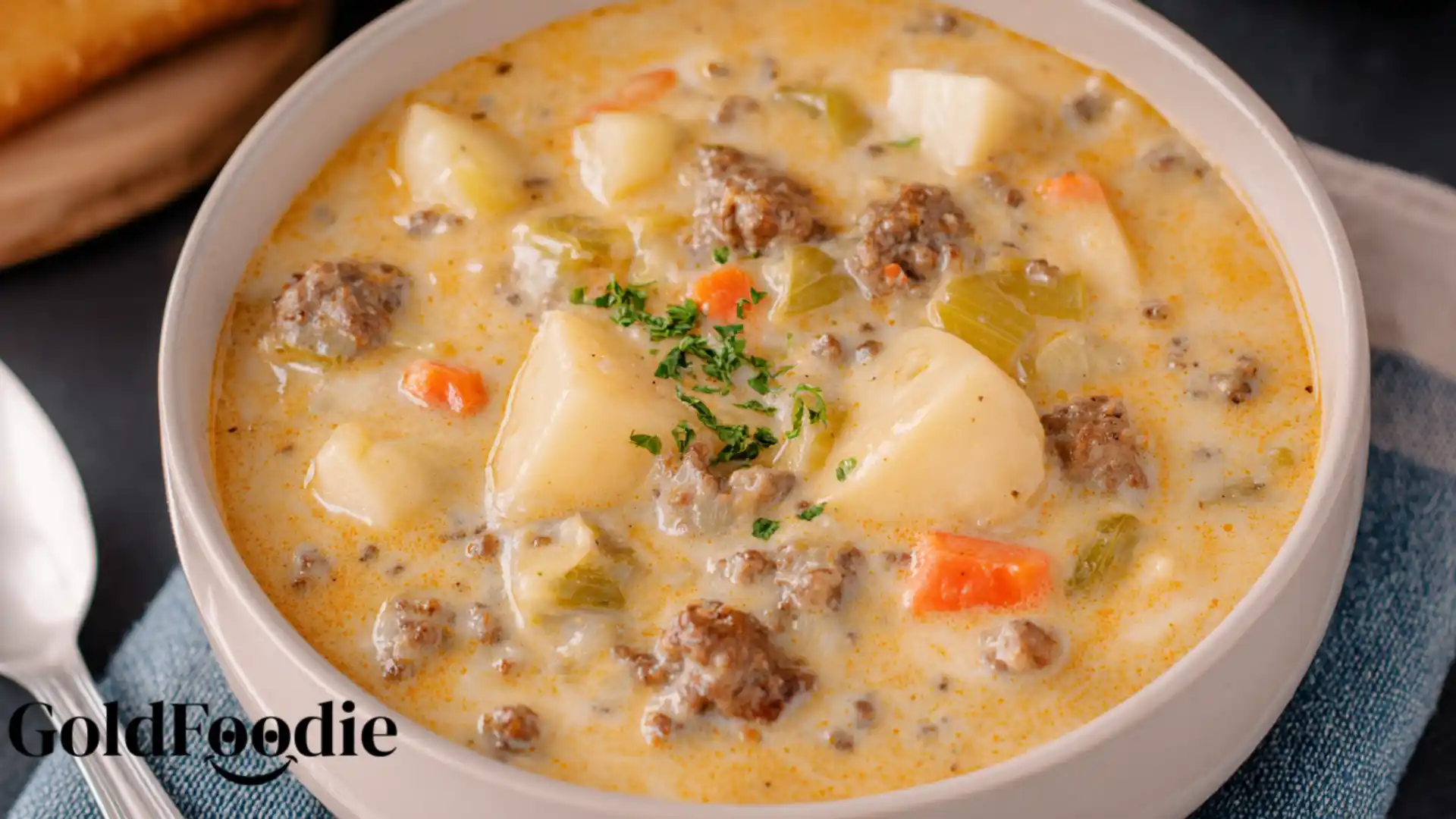 Home 10 Delicious Cheeseburger Soup Recipe