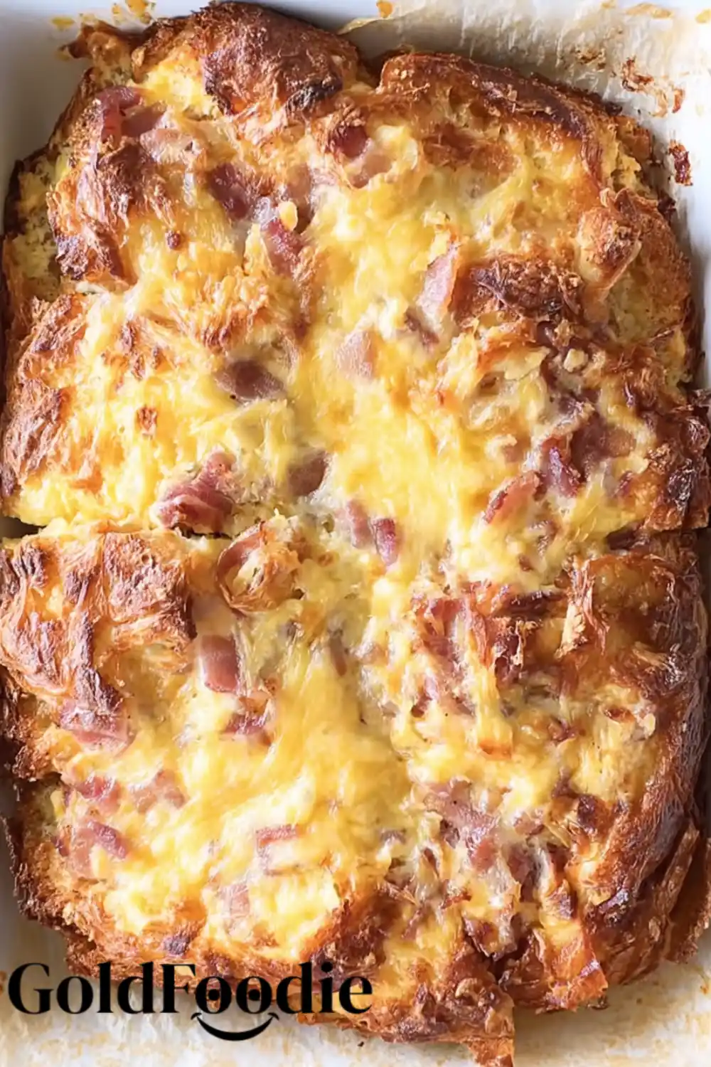 Golden Brown Baked Croissant Breakfast Casserole Golden Brown Baked Croissant Breakfast Casserole