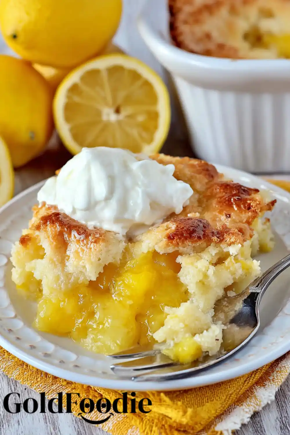 Golden Lemon Cobbler Crust Golden Magic Lemon Cobbler