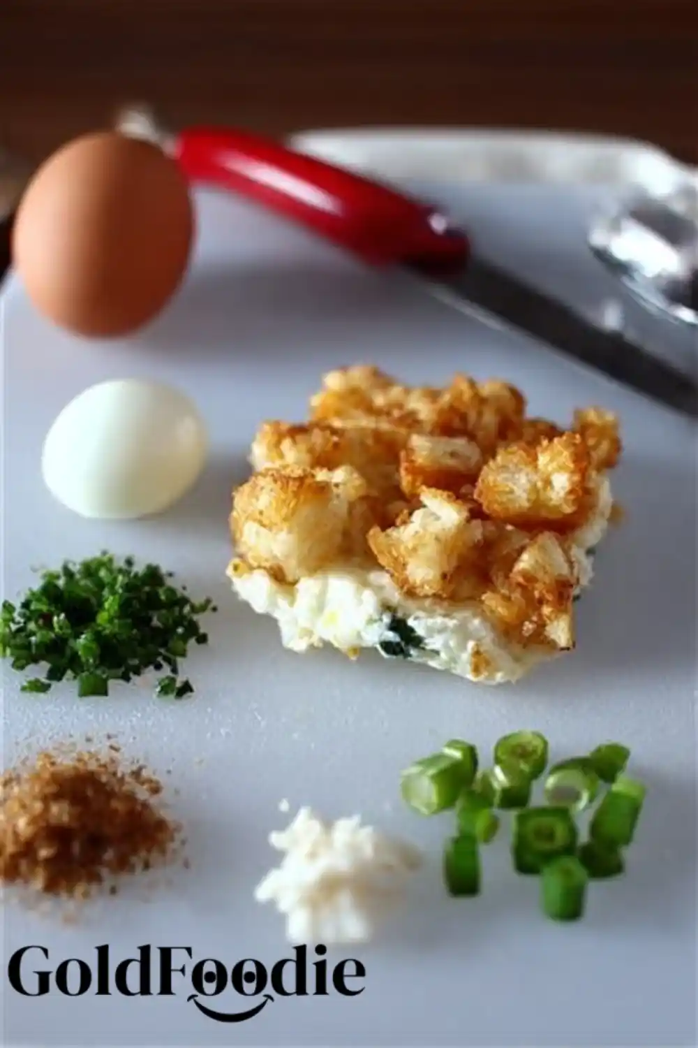 Ingredients for Baked Eggs Napoleon Ingredients for Baked Eggs Napoleon