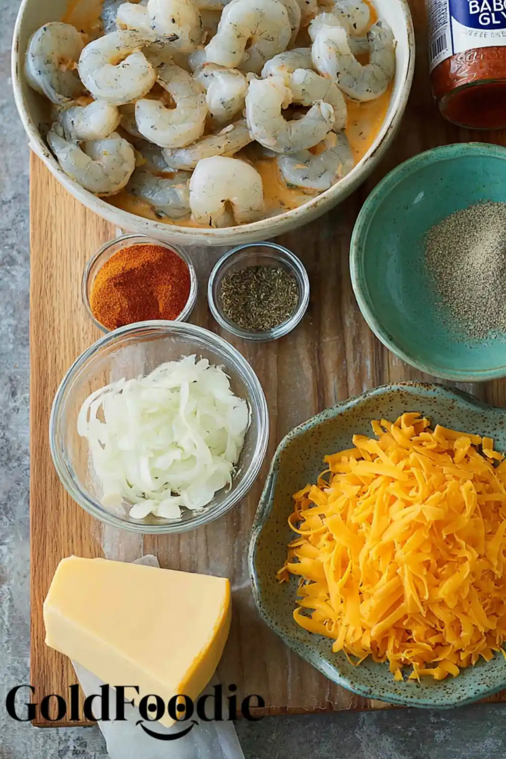 Ingredients for Quick Shrimp Casserole