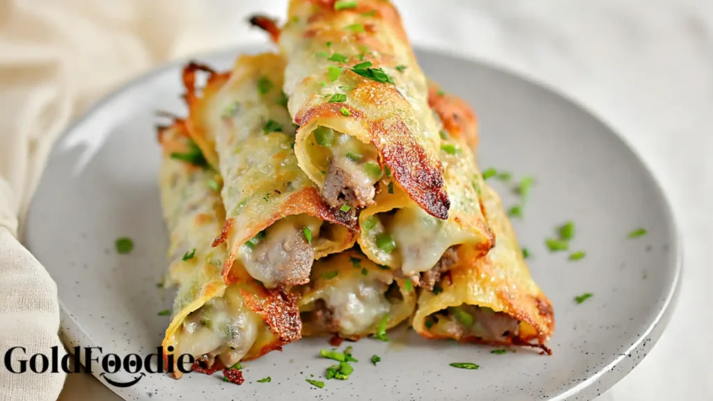 Keto Philly Cheesesteak Rolls