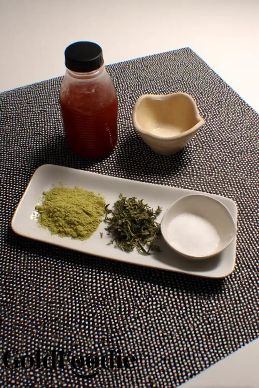 Key Ingredients for Refreshing Green Tea Jelly Key Ingredients for Refreshing Green Tea Jelly