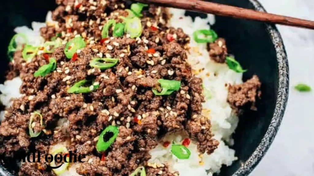 Korean Ground Beef Bowl