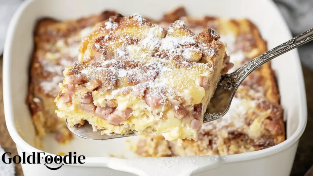 Monte Cristo Breakfast Casserole