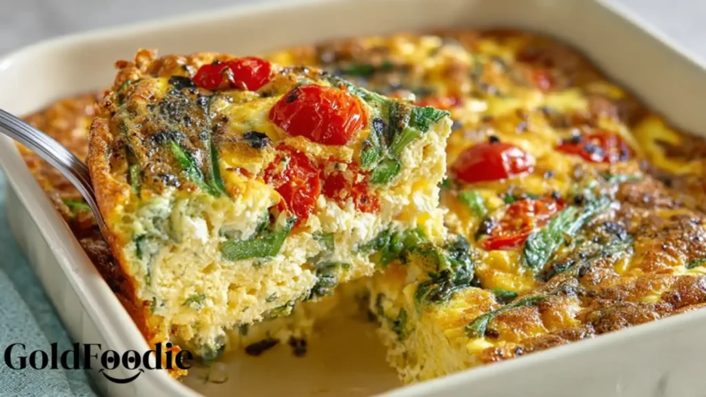 Cottage Cheese Egg Bake Casserole