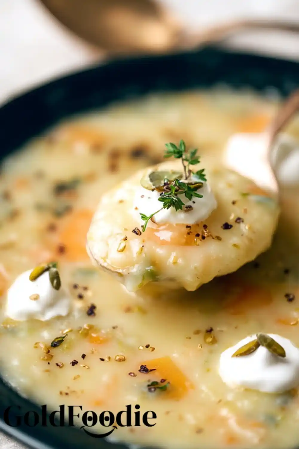 Easy Loaded Potato Soup Vegetarian