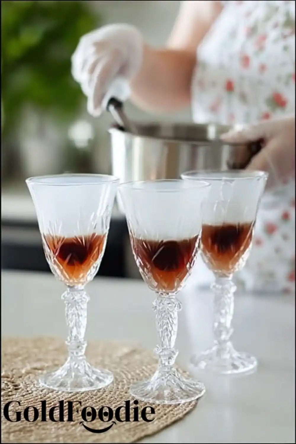 Making Coffee Gelatin Dessert Making Coffee Gelatin Dessert