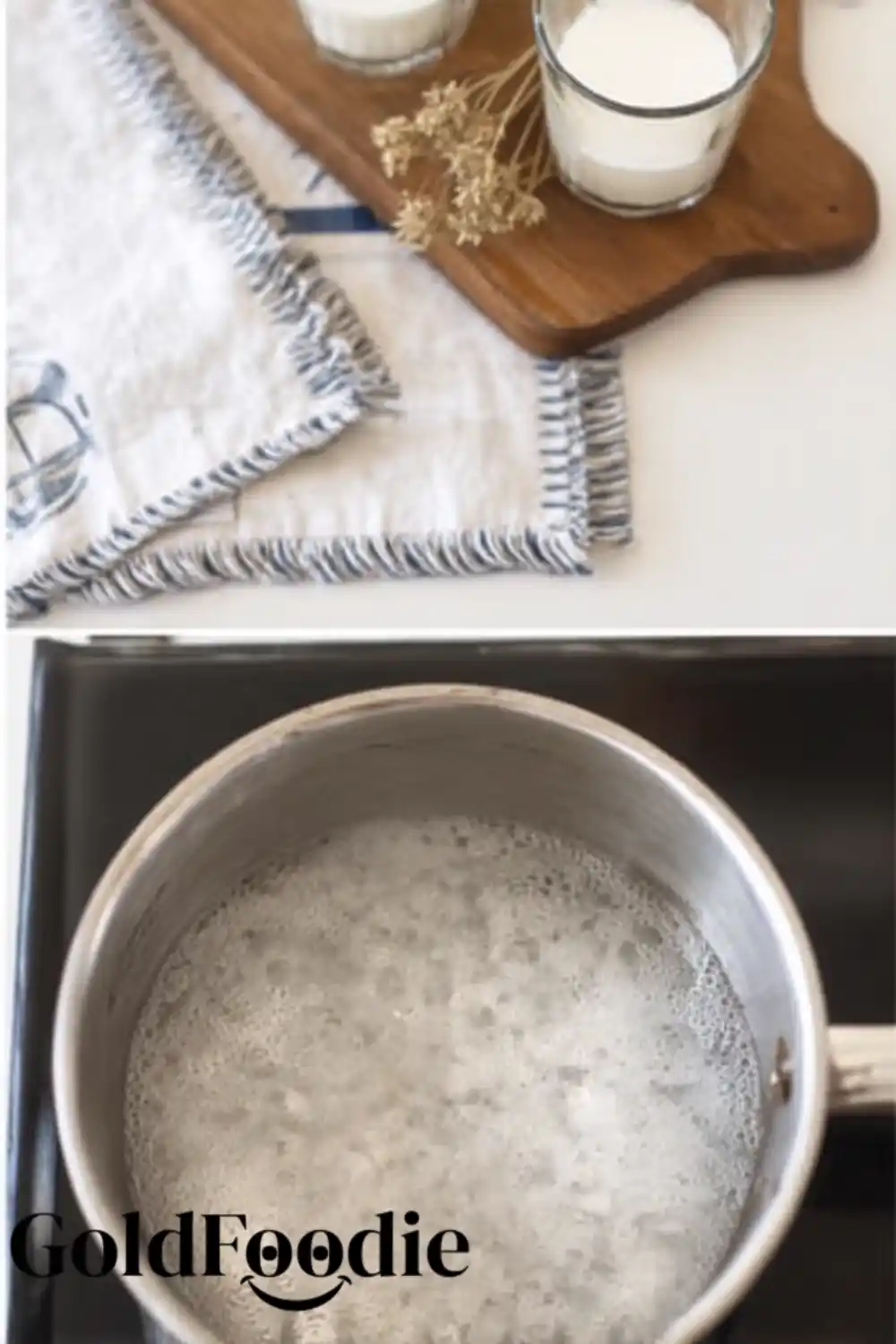 Making Coffee Jelly - Boiling Mixture Making Coffee Jelly - Boiling Mixture