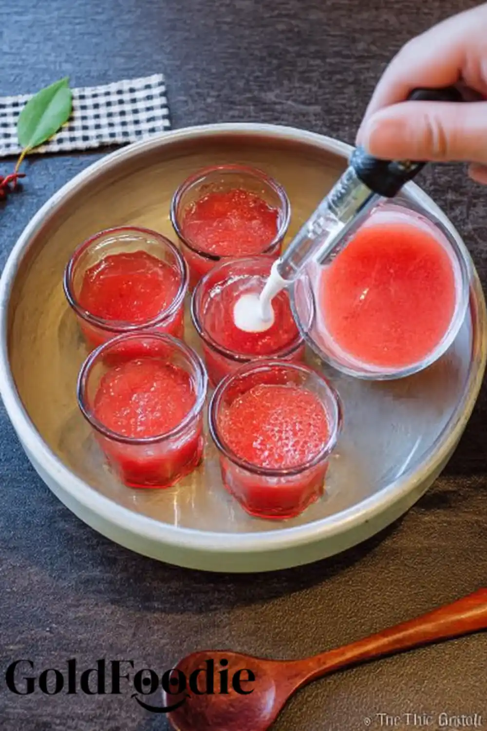 Making Homemade Watermelon Gelatin Making Homemade Watermelon Gelatin